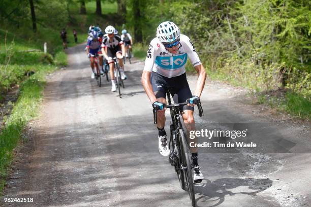 Christopher Froome of Great Britain and Team Sky / Colle Delle Finestre / during the 101st Tour of Italy 2018, Stage 19 a 185km stage from Venaria...