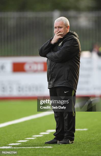 Louth , Ireland - 25 May 2018; Bray Wanderers interim manager Graham Kelly during the SSE Airtricity League Premier Division match between Dundalk...