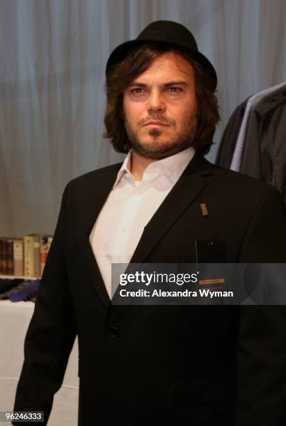 Musician/actor Jack Black at Ben Sherman during GRAMMY Style Studio Day 2 at Smashbox West Hollywood on January 28, 2010 in West Hollywood,...