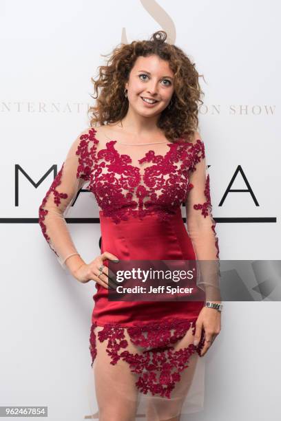 Emily Warburton-Adams attends the inaugural International Fashion Show at Rosewood Hotel on May 25, 2018 in London, England.