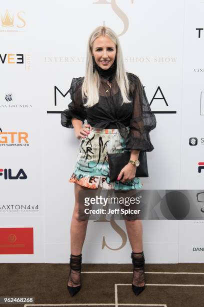 Naomi Isted attends the inaugural International Fashion Show at Rosewood Hotel on May 25, 2018 in London, England.