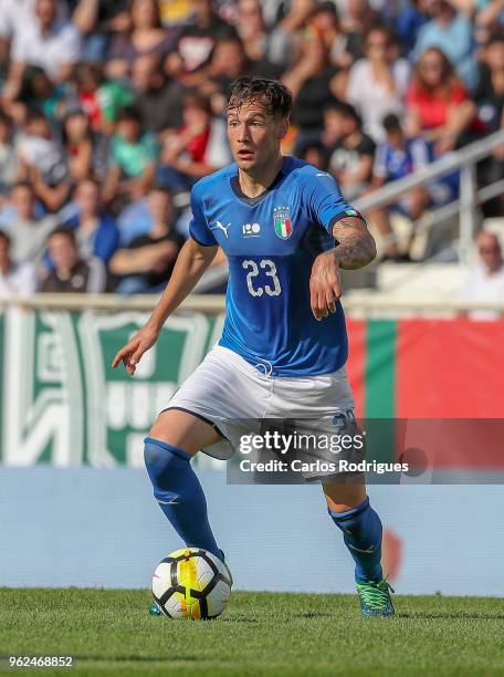 Italy midfielder Alessandro Murgia during the International Friendly match between Portugal U21 and Italy U21 at Estadio Antonio Coimbra da Mota on...