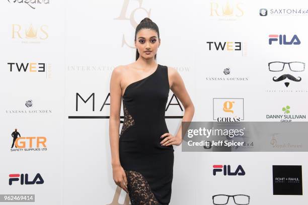 Neelam Gill attends the inaugural International Fashion Show at Rosewood Hotel on May 25, 2018 in London, England.