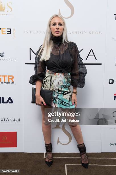 Naomi Isted attends the inaugural International Fashion Show at Rosewood Hotel on May 25, 2018 in London, England.