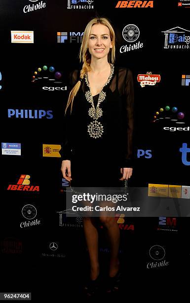 Spanish actress Kira Miro attends 15th Jose Maria Forque cinema awards photocall at Palacio de congresos on January 28, 2010 in Madrid, Spain.