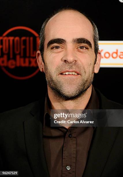 Spanish actor Luis Tosar attends 15th Jose Maria Forque cinema awards photocall at Palacio de congresos on January 28, 2010 in Madrid, Spain.