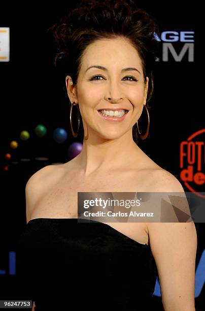 Adriana Lavat attends 15th Jose Maria Forque cinema awards photocall at Palacio de congresos on January 28, 2010 in Madrid, Spain.