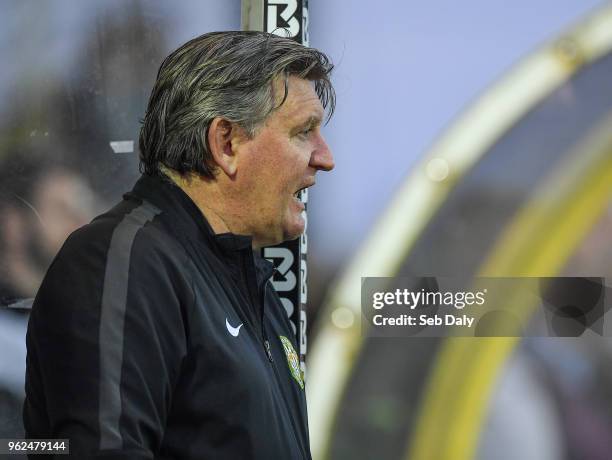 Louth , Ireland - 25 May 2018; Bray Wanderers manager Martin Russell during the SSE Airtricity League Premier Division match between Dundalk and Bray...