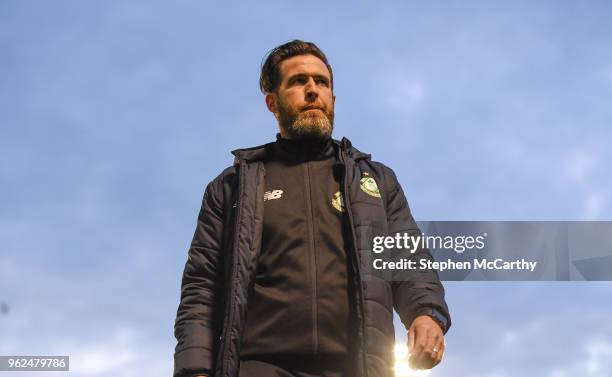 Dublin , Ireland - 25 May 2018; Shamrock Rovers manager Stephen Bradley following the SSE Airtricity League Premier Division match between Bohemians...