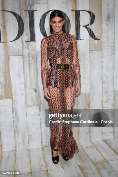 Bianca Brandolini d'Adda attends the Christian Dior Couture S/S19 Cruise Collection on May 25, 2018 in Chantilly, France.