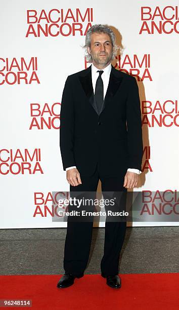 Productor Domenico Procacci attends 'Baciami Ancora' premiere at Auditorium Della Conciliazione on January 28, 2010 in Rome, Italy.