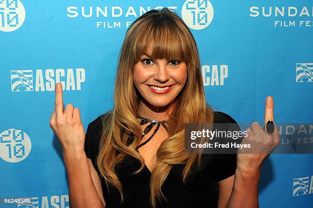 Grace Potter of Grace Potter and the Nocturnals attends Music Cafe - Day 7 during the 2010 Sundance Film Festival at Stanfield Gallery on January 28,...