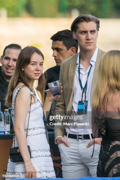 Princess Alexandra of Hanover and Ben Sylvester Strautmann attend Amber Lounge U*NITE 2018 in aid of Sir Jackie Stewart's foundation 'Race Against...