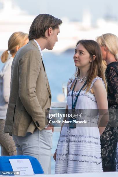 Princess Alexandra of Hanover and Ben Sylvester Strautmann attend Amber Lounge U*NITE 2018 in aid of Sir Jackie Stewart's foundation 'Race Against...