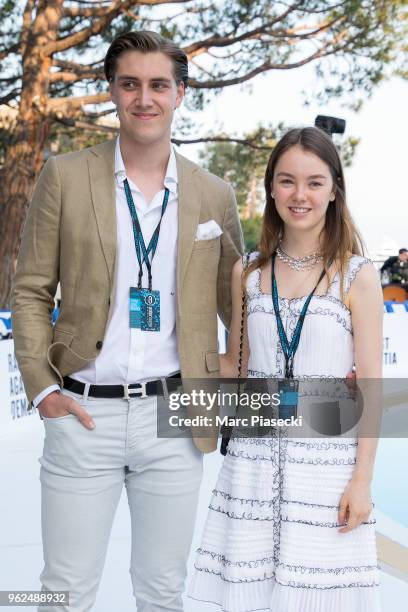 Princess Alexandra of Hanover and Ben Sylvester Strautmann attend Amber Lounge U*NITE 2018 in aid of Sir Jackie Stewart's foundation 'Race Against...