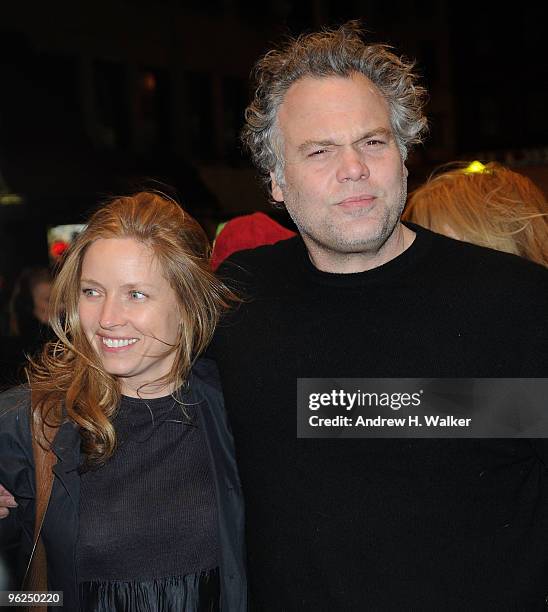 Actor Vincent D'Onofrio attends the opening night of "Time Stands Still" on Broadway at the Samuel J. Friedman Theatre on January 28, 2010 in New...