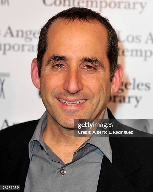 Actor Peter Jacobson arrives at the opening night gala of the 1st Annual Art Los Angeles Contemporary held at the Pacific Design Center on January...