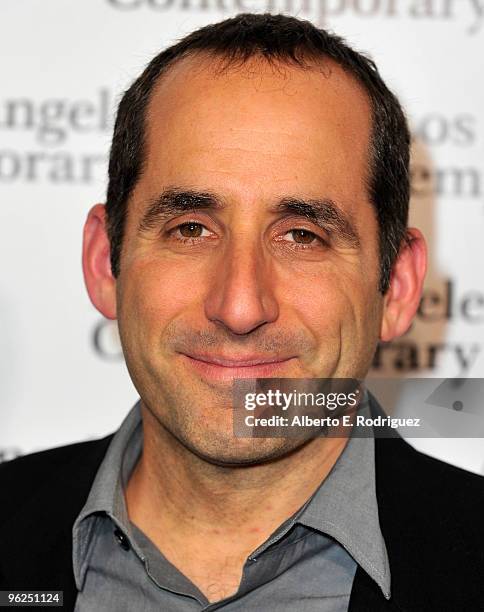 Actor Peter Jacobson arrives at the opening night gala of the 1st Annual Art Los Angeles Contemporary held at the Pacific Design Center on January...