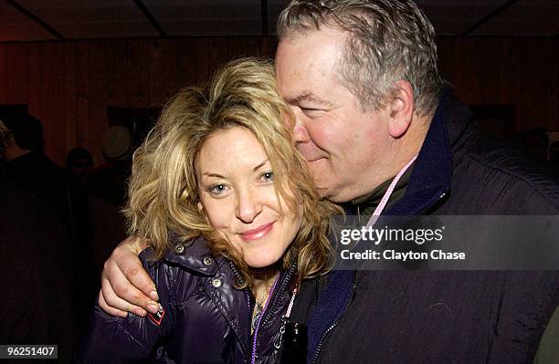 Director Ondi Timoner and Dean Austin Murphy attend the Late Night Lodge at Filmmaker Lodge during the 2010 Sundance Film Festival on January 28,...