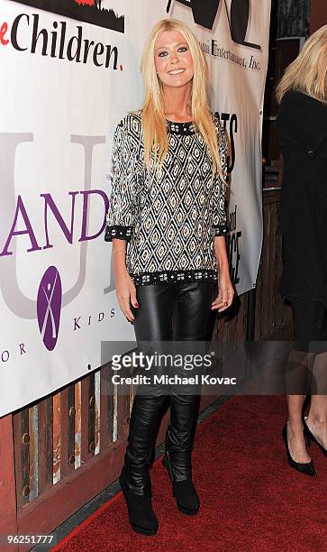 Actress Tara Reid arrives at the Artists For Peace And Justice and We.The.Children Project Benefit For Haiti at House of Blues Sunset Strip on...