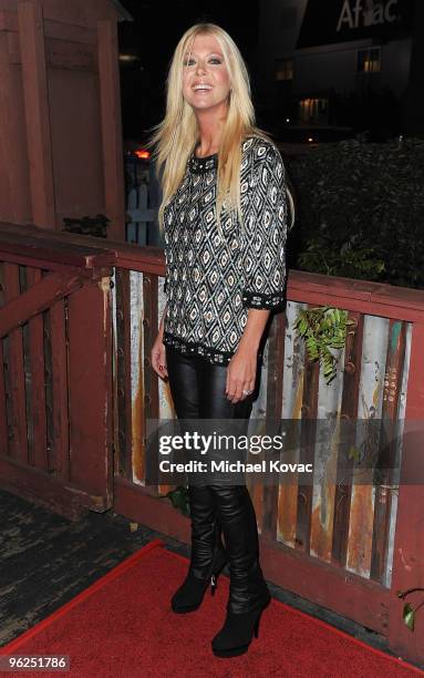 Actress Tara Reid arrives at the Artists For Peace And Justice and We.The.Children Project Benefit For Haiti at House of Blues Sunset Strip on...