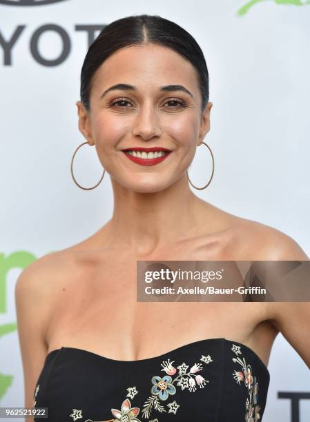 Actress Emmanuelle Chriqui attends the 28th Annual EMA Awards Ceremony at Montage Beverly Hills on May 22, 2018 in Beverly Hills, California.