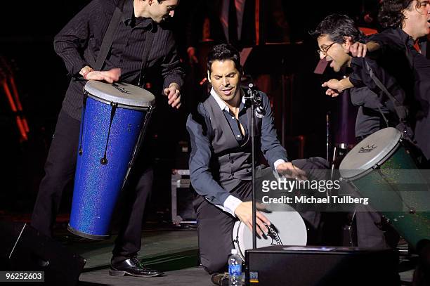 Latin GRAMMY Award-winning singer Jorge Moreno performs at the GRAMMY Foundation's 12th Annual Music Preservation Project "Cue The Music: A...