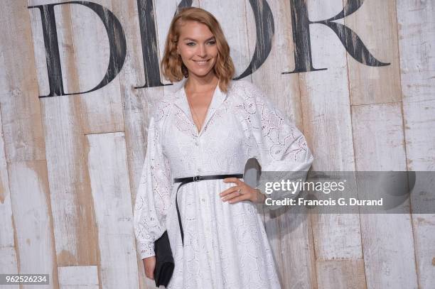 Arizona Muse attends the Christian Dior Couture S/S19 Cruise Collection Photocall At Grandes Ecuries De Chantillyon May 25, 2018 in Chantilly, France.