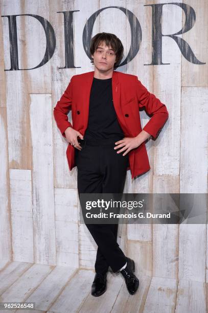 Charlie Heaton attends the Christian Dior Couture S/S19 Cruise Collection Photocall At Grandes Ecuries De Chantillyon May 25, 2018 in Chantilly,...