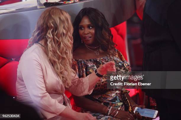Isabel Edvardsson and Motsi Mabuse during the 10th show of the 11th season of the television competition 'Let's Dance' on May 25, 2018 in Cologne,...