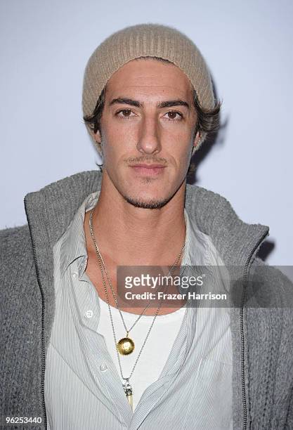 Actor Eric Balfour arrives at Calvin Klein Collection & Los Angeles Nomadic Division 1st Annual Celebration For L.A. Arts Monthly and Art Los Angeles...