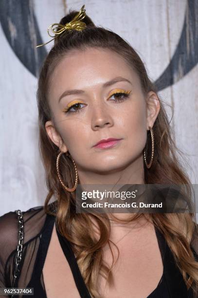 Billie Lourd attends the Christian Dior Couture S/S19 Cruise Collection Photocall At Grandes Ecuries De Chantillyon May 25, 2018 in Chantilly, France.