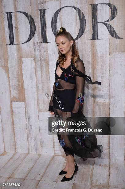 Billie Lourd attends the Christian Dior Couture S/S19 Cruise Collection Photocall At Grandes Ecuries De Chantillyon May 25, 2018 in Chantilly, France.