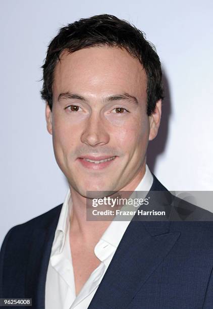 Actor Chris Klein arrives at Calvin Klein Collection & Los Angeles Nomadic Division 1st Annual Celebration For L.A. Arts Monthly and Art Los Angeles...