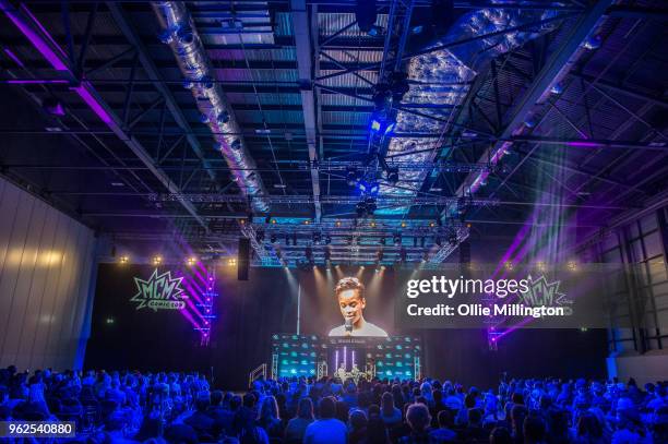 Letitia Wright in discussion about Black Panther, The Avengers and the wider Marvel Cinematic Universe on Day 1 of the MCM London Comic Con at The...