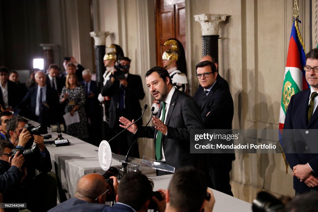 Matteo Salvini at Quirinale