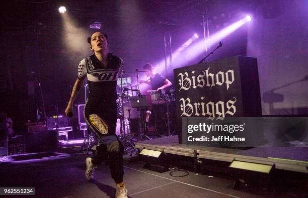 Singer Bishop Briggs performs at The Underground on May 25, 2018 in Charlotte, North Carolina.