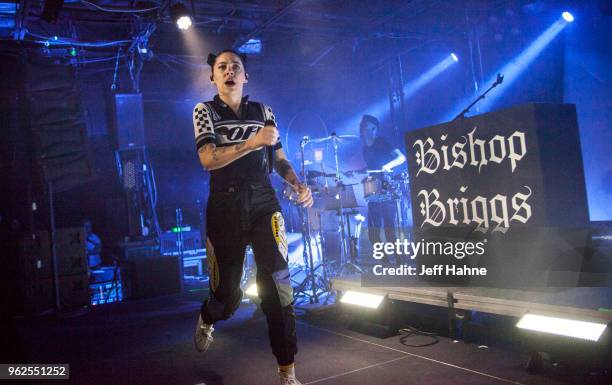 Singer Bishop Briggs performs at The Underground on May 25, 2018 in Charlotte, North Carolina.