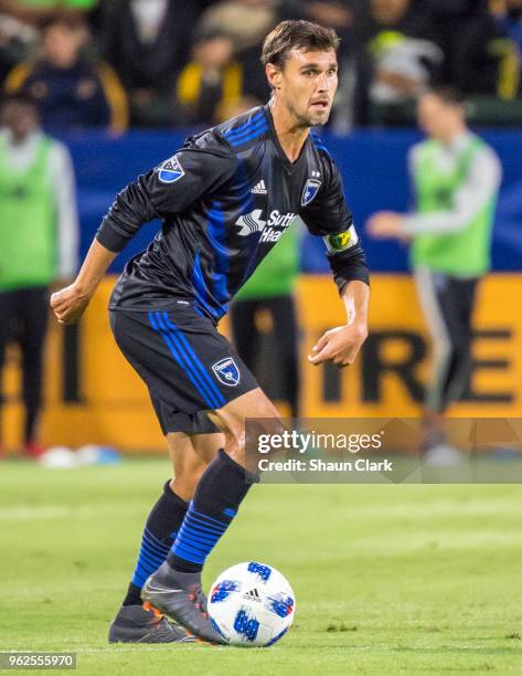 Chris Wondolowski of San Jose Earthquakes during the Los Angeles Galaxy's MLS match against San Jose Earthquakes at the StubHub Center on May 25,...