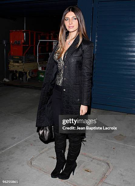 Brittny Gastineau is seen in West Hollywood on January 28, 2010 in Los Angeles, California.