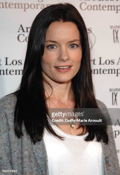 Gina Holden attends Opening Night of Art Los Angeles Contemporary at Pacific Design Center on January 28, 2010 in West Hollywood, California.