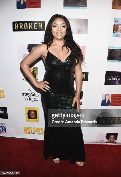 Designer Andrea Ward arrives at the FYC Us Independents Screenings and Red Carpet at the Elks Lodge on May 25, 2018 in Van Nuys, California.