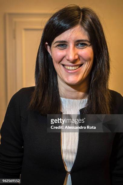 Mayor Chiara Appendino poses during an interview on February 21, 2018 in Turin,Italy
