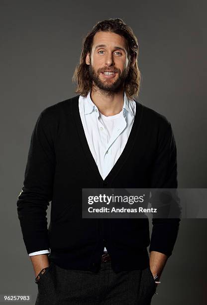 David de Rothschild poses during a portrait session at the Digital Life Design conference at HVB Forum on January 26, 2010 in Munich, Germany. DLD...