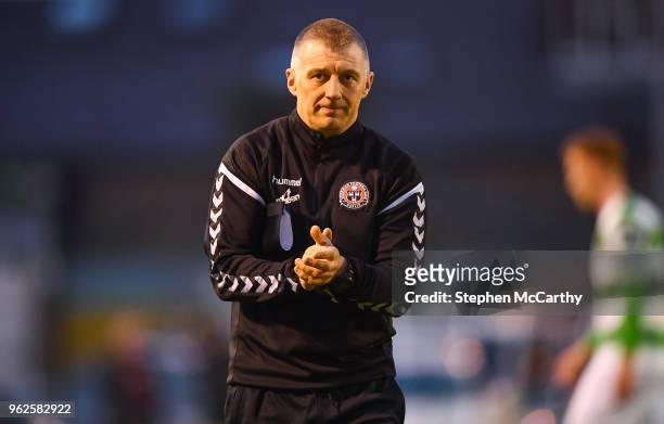 Dublin , Ireland - 25 May 2018; Bohemians assistant manager Trevor Croly during the SSE Airtricity League Premier Division match between Bohemians...