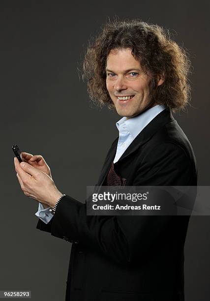 Thomas Curran of Deutsche Telekom poses during a portrait session at the Digital Life Design conference at HVB Forum on January 26, 2010 in Munich,...