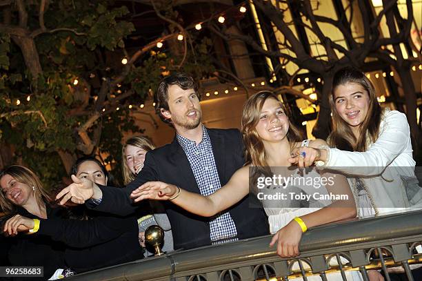 Jon Heder makes a suprise appearence at Touchstone Pictures 'When In Rome' Girls Night Out Event held at The Grove on January 28, 2010 in Los...