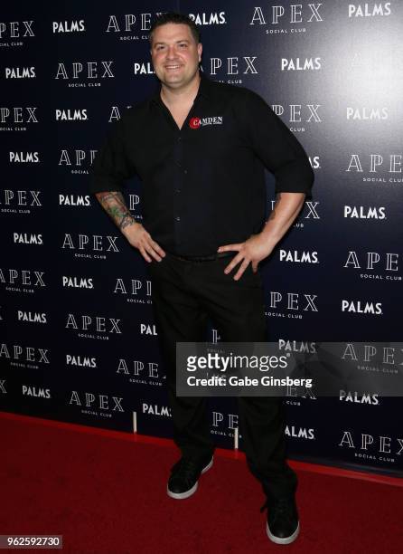 Clique Hospitality intoxicologist Eric Hobbie attends the grand opening of Apex Social Club and Camden Cocktail Lounge at the Palms Casino Resort on...