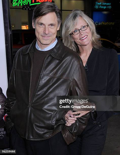 Nick Guest and Pamela Guest arrive at the Los Angeles premiere "Nothing Like The Holidays" at the Grauman's Chinese Theater on December 3, 2008 in...