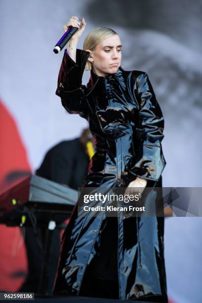 Lykke Li performs at the BBC Biggest Weekend at Titanic Slipways on May 25, 2018 in Belfast, Northern Ireland.